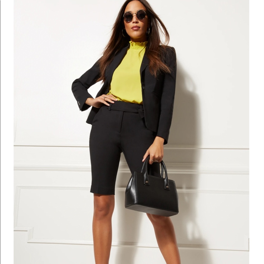 NY&C 7th Avenue Black Bermuda Short Pant
